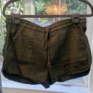 Level 99 Dark Olive Athletic Shorts